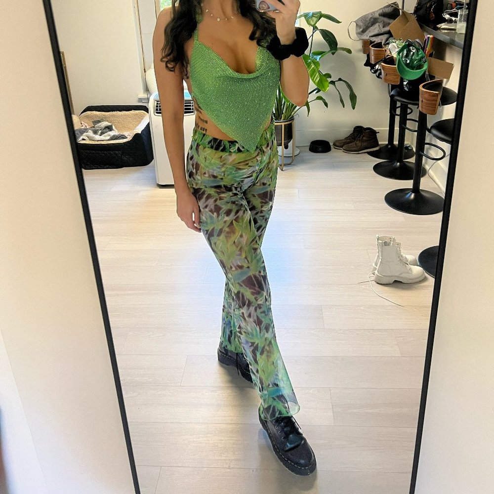 Kim Shui - Brand New- Large/Size 10 -Pants- Swimsuit Coverup/Rave/Festival Pants